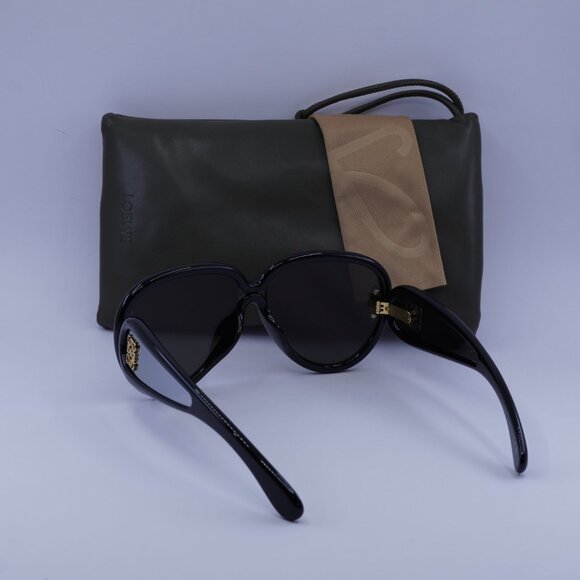 Loewe LW40132I 01C Aviator Sunglasses – Black\Smoke - Picture 10 of 10